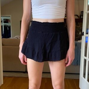 Black Aeropostale Boho Skort